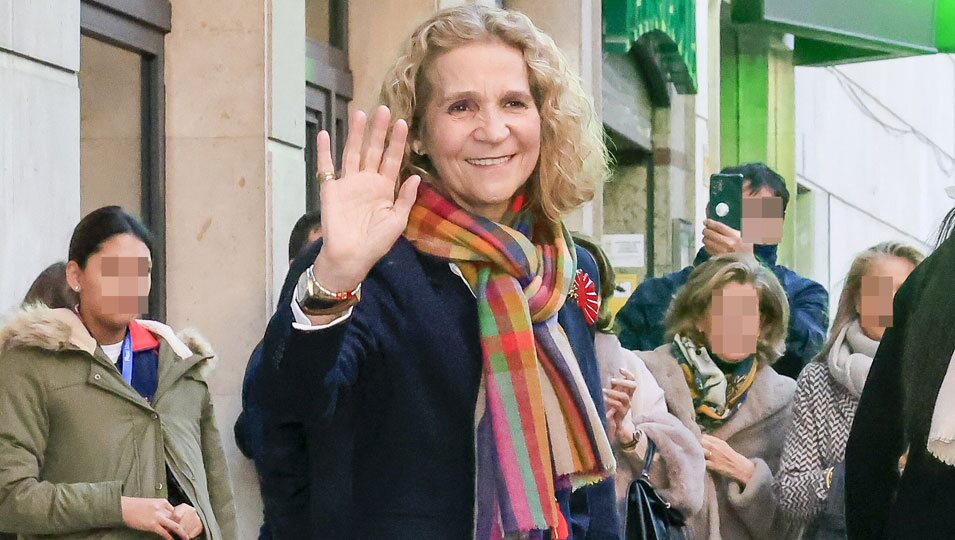 La Infanta Elena en la celebración de su 60 cumpleaños