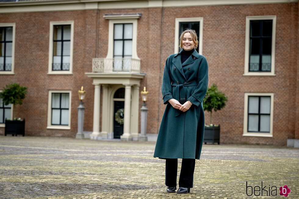 Ariane de Holanda en su posado navideño en el Palacio de Huis ten Bosch 