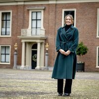 Ariane de Holanda en su posado navideño en el Palacio de Huis ten Bosch 