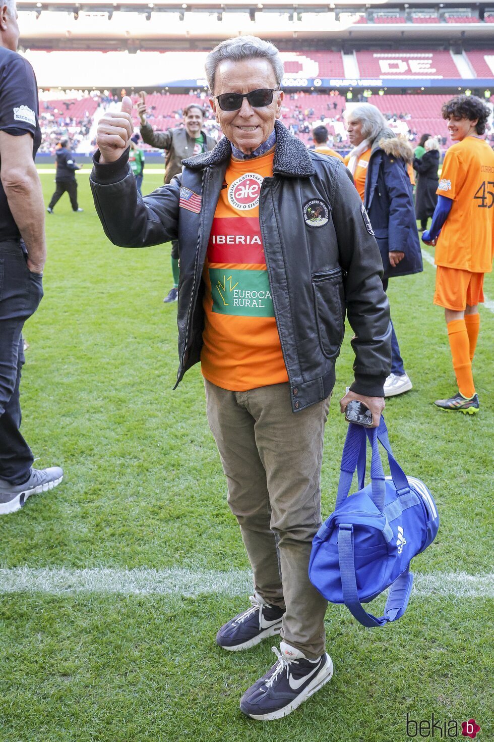 José Ortega Cano en el partido de fútbol Artistas vs Famosos