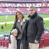 Gloria Camila, José Fernando y su hija Rocío en el partido de fútbol Artistas vs Famosos