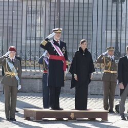 Los Reyes Felipe y Letizia junto a su hija la Princesa Leonor en la celebración de la Pascua Militar 2024