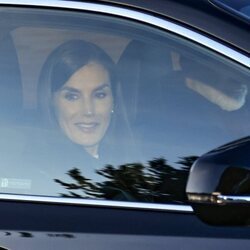 La Reina Letizia acude como cada año a comer roscón en casa de su padre