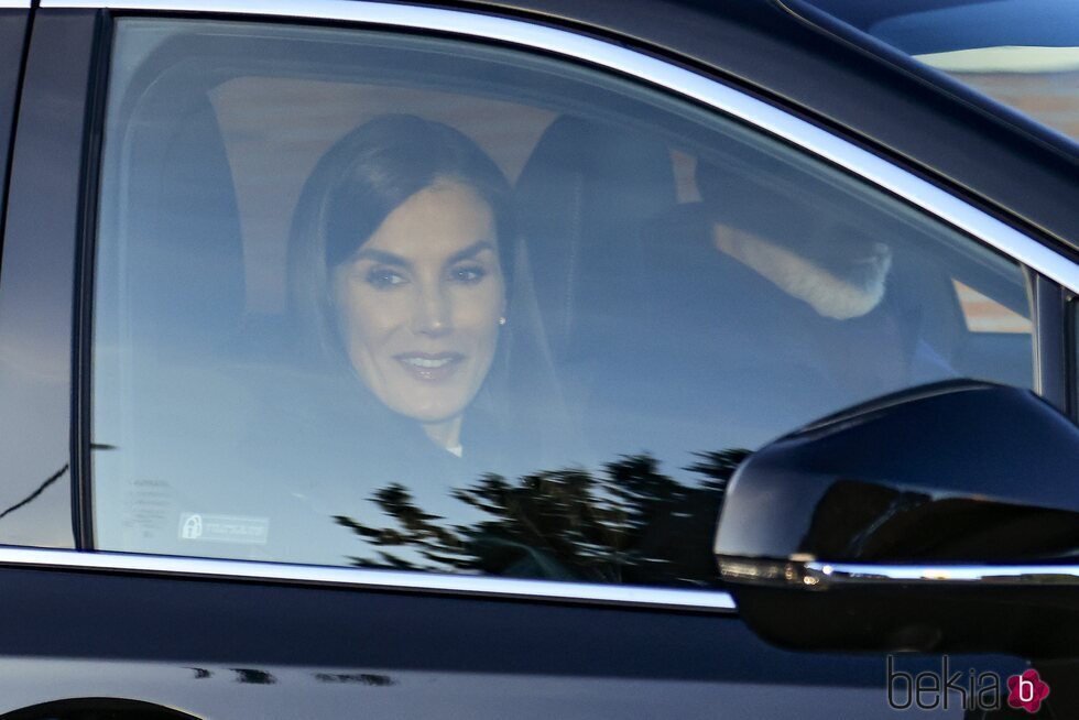 La Reina Letizia acude como cada año a comer roscón en casa de su padre