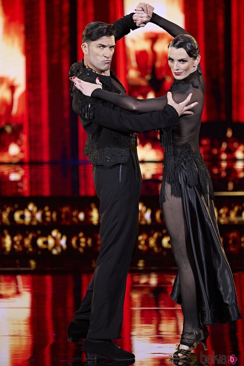 Pinto durante su actuación en la primera gala 'Bailando con las estrellas'