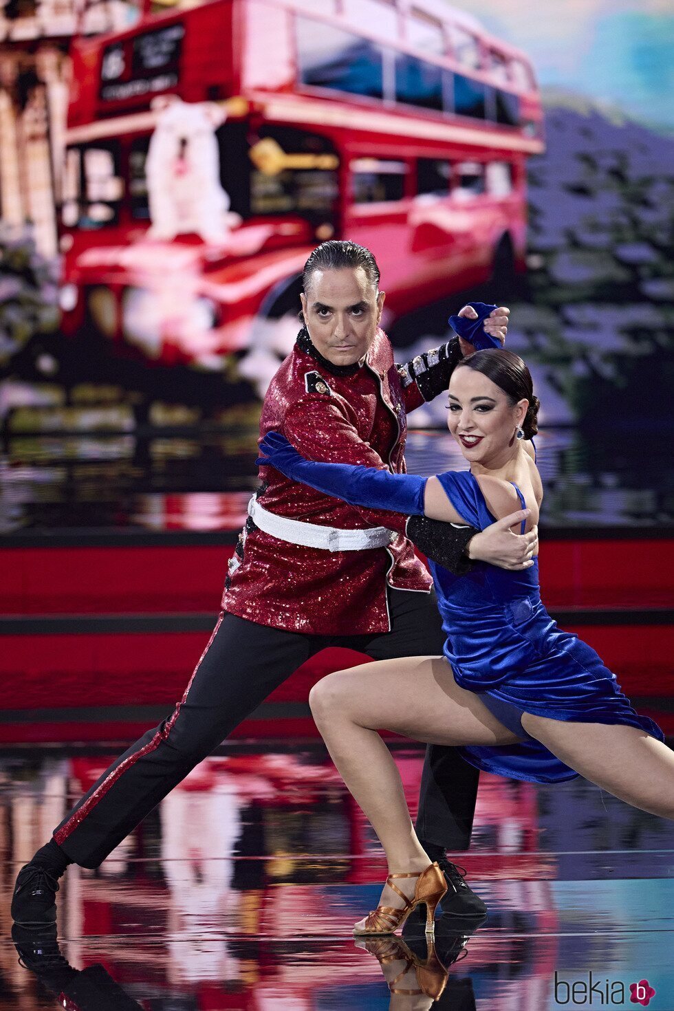 Josie durante su actuación en la primera gala 'Bailando con las estrellas'