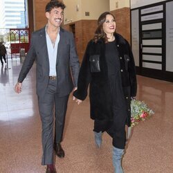 Luitingo y Jessica Bueno juntos tras su desfile en la SIMOF 2024