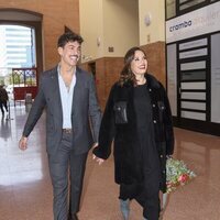 Luitingo y Jessica Bueno juntos tras su desfile en la SIMOF 2024