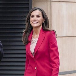 La Reina Letizia, muy sonriente en el acto inaugural del Tour del Talento en Lleida