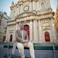 Máximo Huerta en la Iglesia de St Paul de París