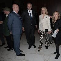 La Infanta Elena, con un pie lesionado en la gala de los Premios Asociación de la Prensa Deportiva en Madrid