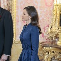 La Reina Letizia en la recepción al Cuerpo Diplomático 2024