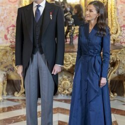 Los Reyes Felipe y Letizia en la recepción al Cuerpo Diplomático 2024