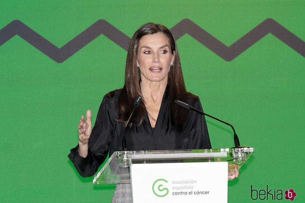 La Reina Letizia en su intervención en el Día Mundial contra el Cáncer 2024