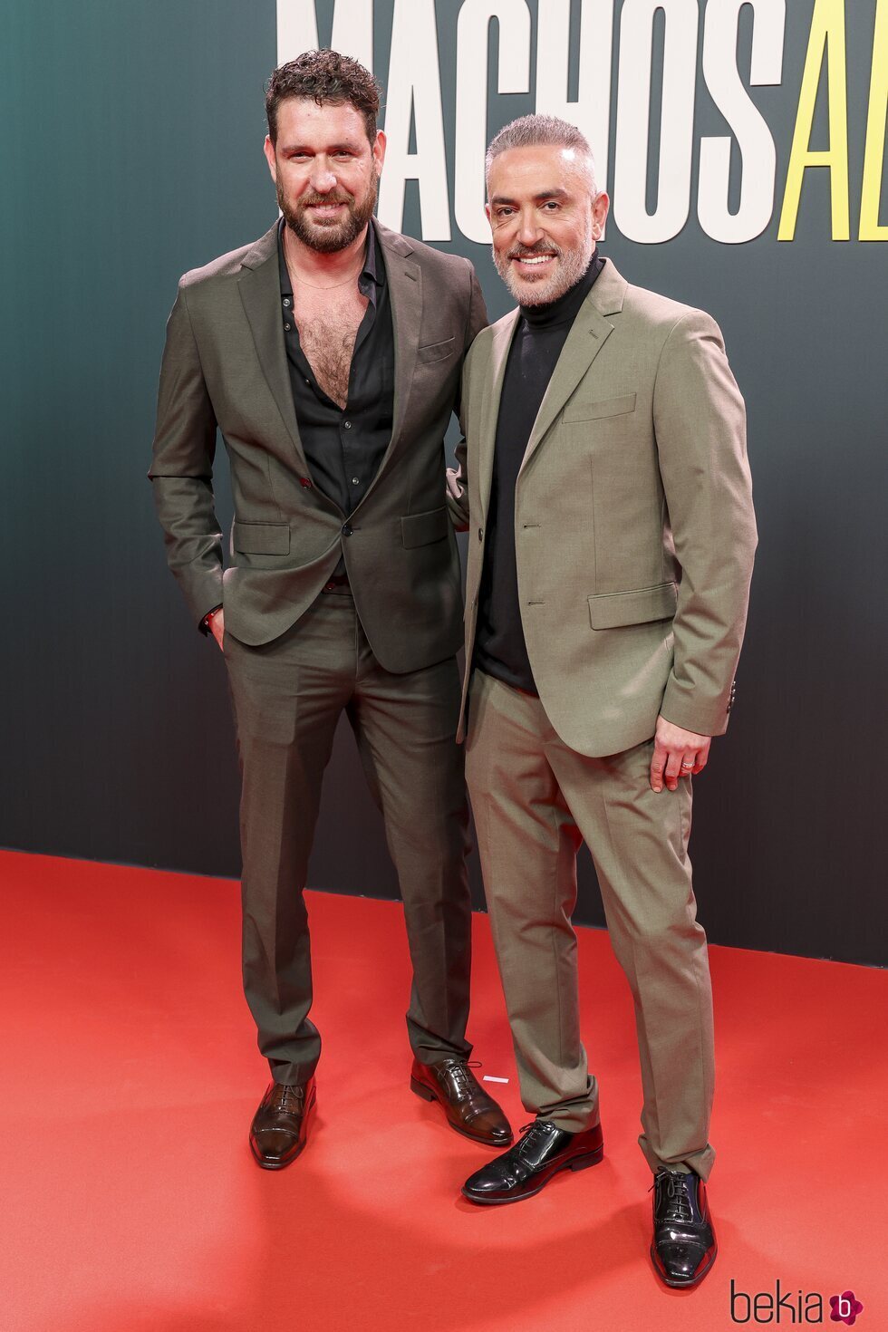 Kiko Hernández y Fran Antón en la premiere de 'Machos Alfa 2'