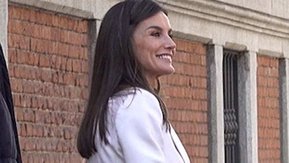 La Reina Letizia tras acudir a una charla entre Martin Scorsese y Rodrigo Cortés