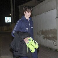 Pablo Urdangarin tras su partido de balonmano con el Fraikin BM Granollers en Nava de la Asunción