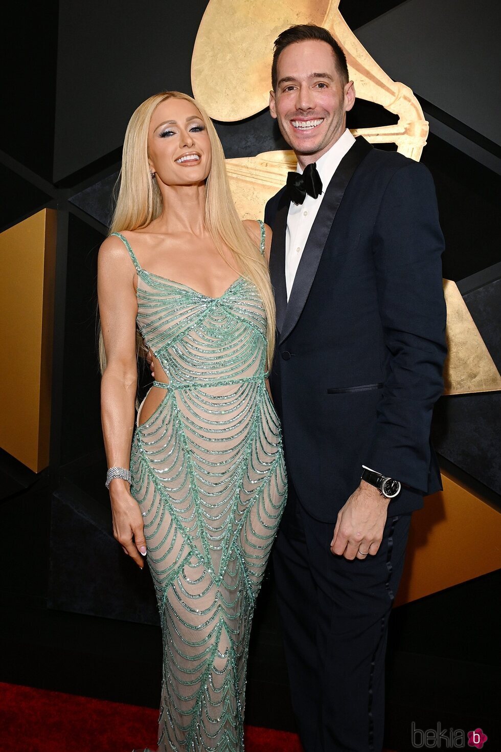 Paris Hilton y Carter Reum en los Premios Grammy 2024