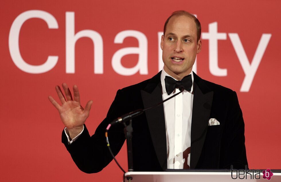 El Príncipe Guillermo en su discurso en la London's Air Ambulance Charity Gala