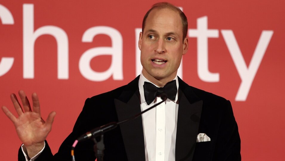 El Príncipe Guillermo en su discurso en la London's Air Ambulance Charity Gala