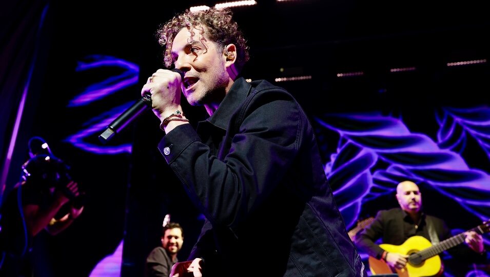 David Bisbal en su concierto Los 40 Básico Santander en el Teatro Eslava