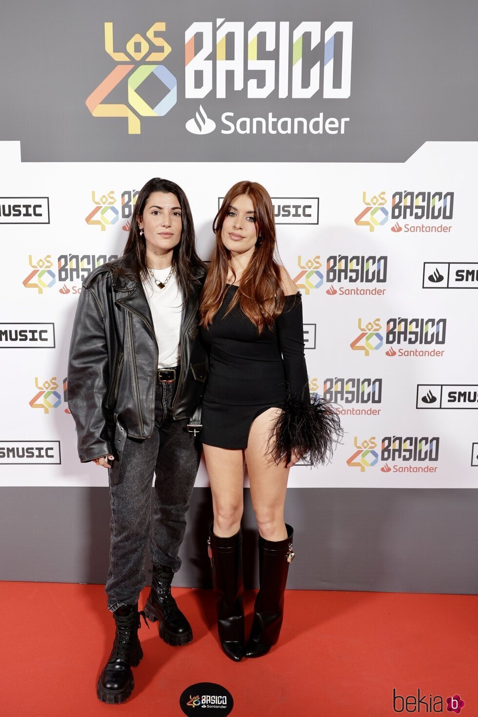 Alba Paul y Dulceida en el concierto Los 40 Básico Santander de David Bisbal