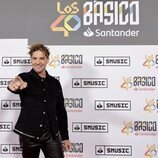 David Bisbal posando en el photocall de su concierto Los 40 Básico Santander