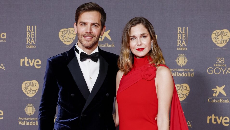 Natalia Sánchez y Marc Clotet, en la alfombra roja de los Premios Goya 2024