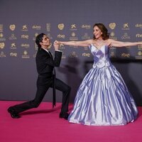 Ana Belén, Javier Calvo y Javier Ambrossi en la alfombra roja de los Premios Goya 2024