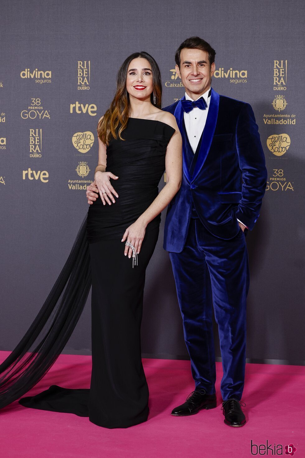 Daniel Muriel y Candela Serrat, en la alfombra roja de los Premios Goya 2024