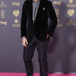 Hugo Silva, en la alfombra roja de los Premios Goya 2024