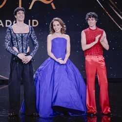 Javier Calvo, Ana Belén y Javier Ambrossi, en la gala de los Premios Goya 2024