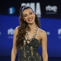 Ana Guerra en la presentación de 'Baila como puedas'