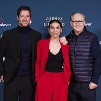 Manu Baqueiro, Itziar Miranda y José Antonio Sayagués en el estreno de 'Sueños de libertad'