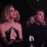 Chiara Ferragni y Fedez durante la proyección en la premiere de la segunda temporada de 'The Ferragnez' en Milán