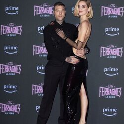 Fedez y Chiara Ferragni en la premiere de la segunda temporada de 'The Ferragnez'