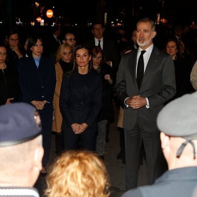 Visita de los Reyes Felipe y Letizia a Valencia tras el incendio