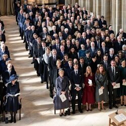 La Familia Real Griega y otros royals en el homenaje a Constantino de Grecia en Windsor