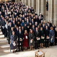 La Familia Real Griega y otros royals en el homenaje a Constantino de Grecia en Windsor