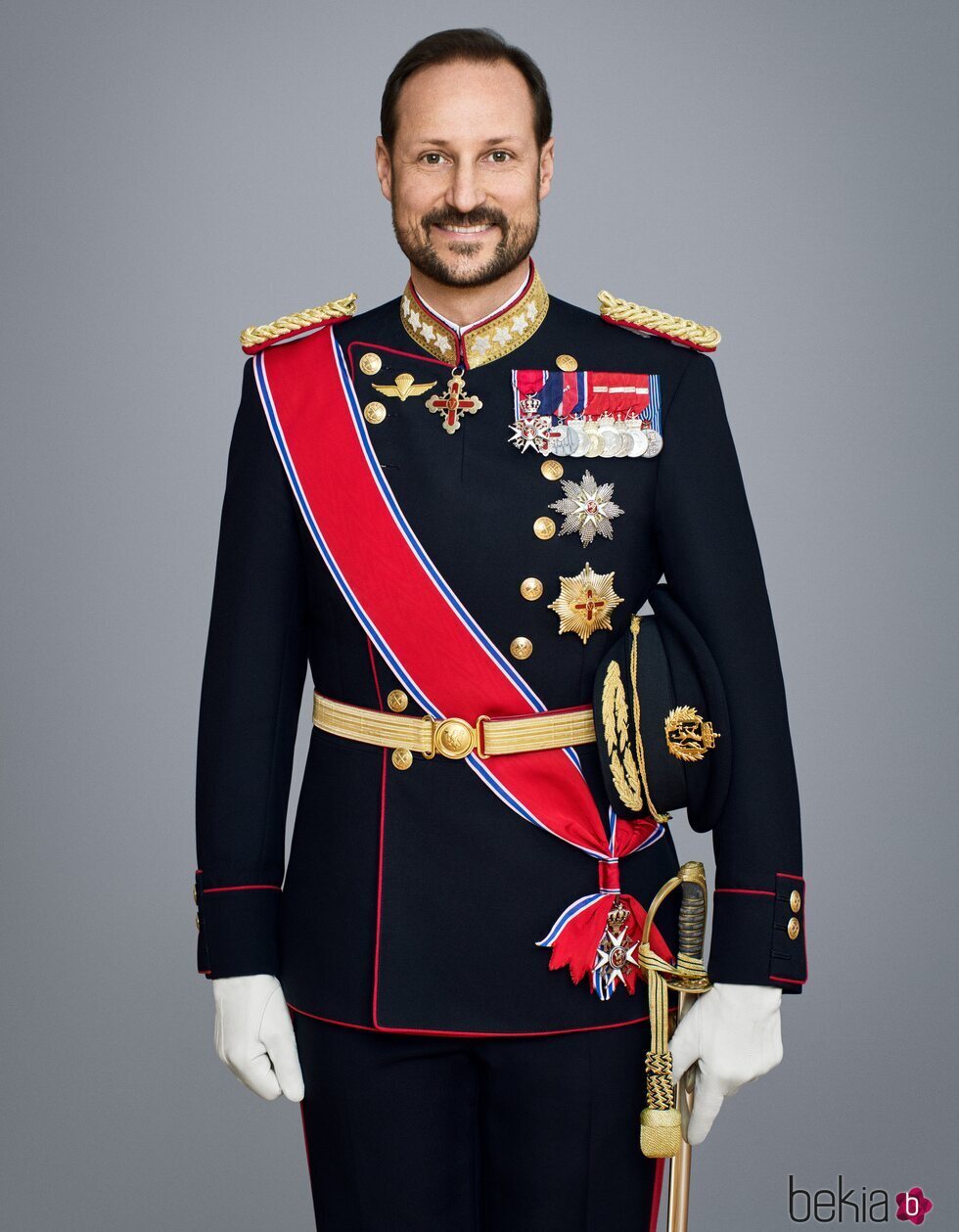 Foto oficial de Haakon de Noruega