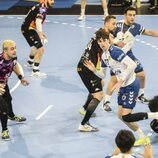 Pablo Urdangarin en su partido de balonmano contra el Ademar