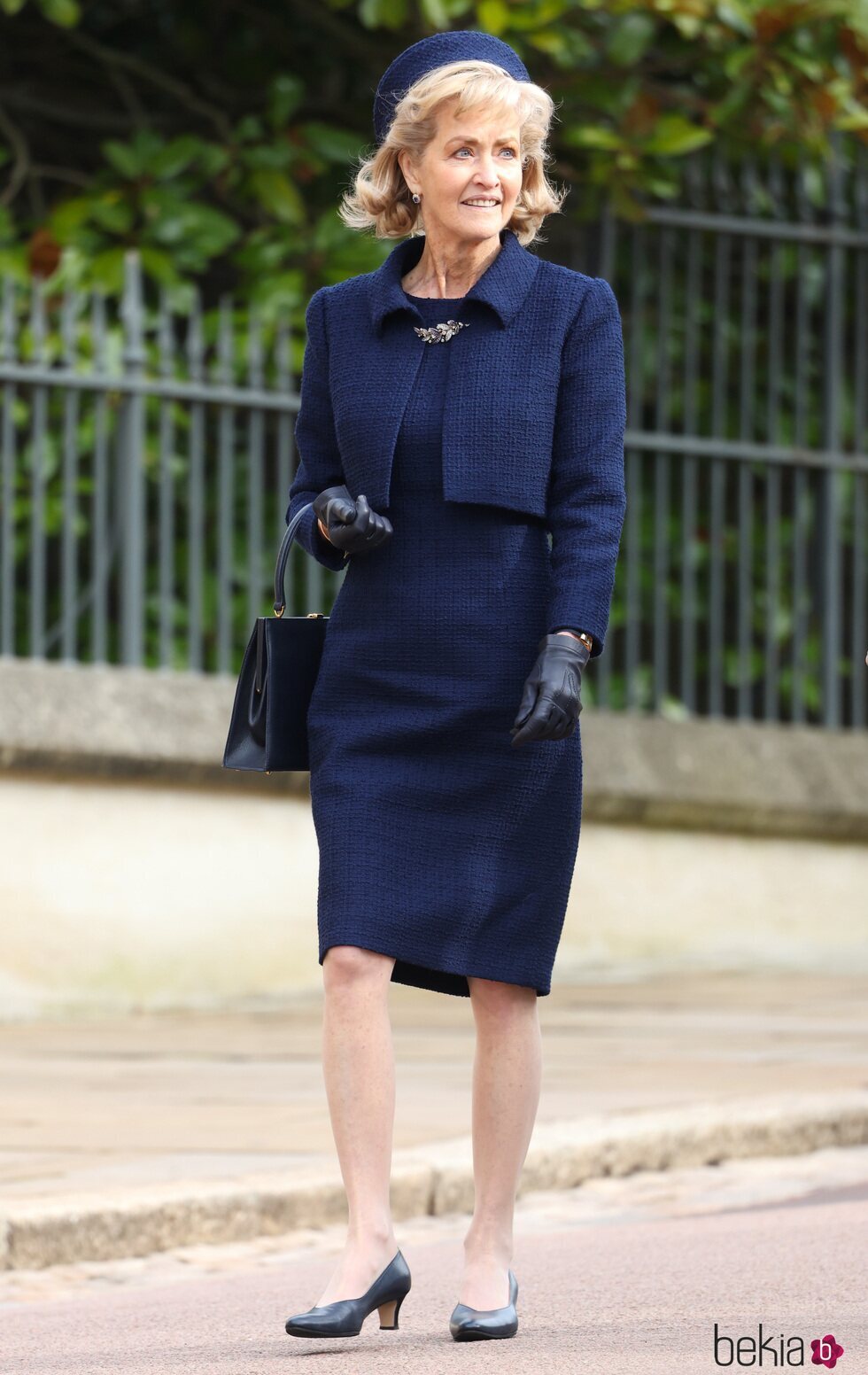 Lady Penny Brabourne en el homenaje a Constantino de Grecia en Windsor