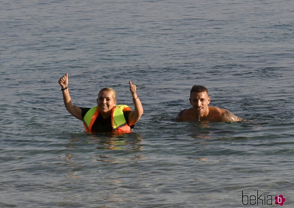 Carmen Borrego, muy feliz tras su salto en helicóptero en 'Supervivientes 2024'