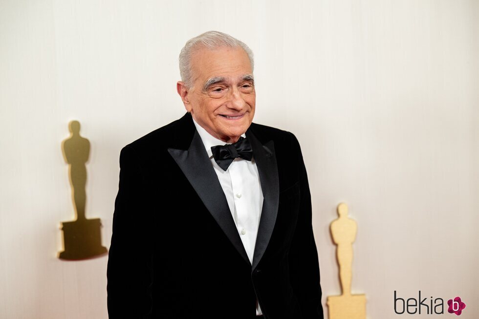 Martin Scorsese en la alfombra roja de los premios Oscar 2024