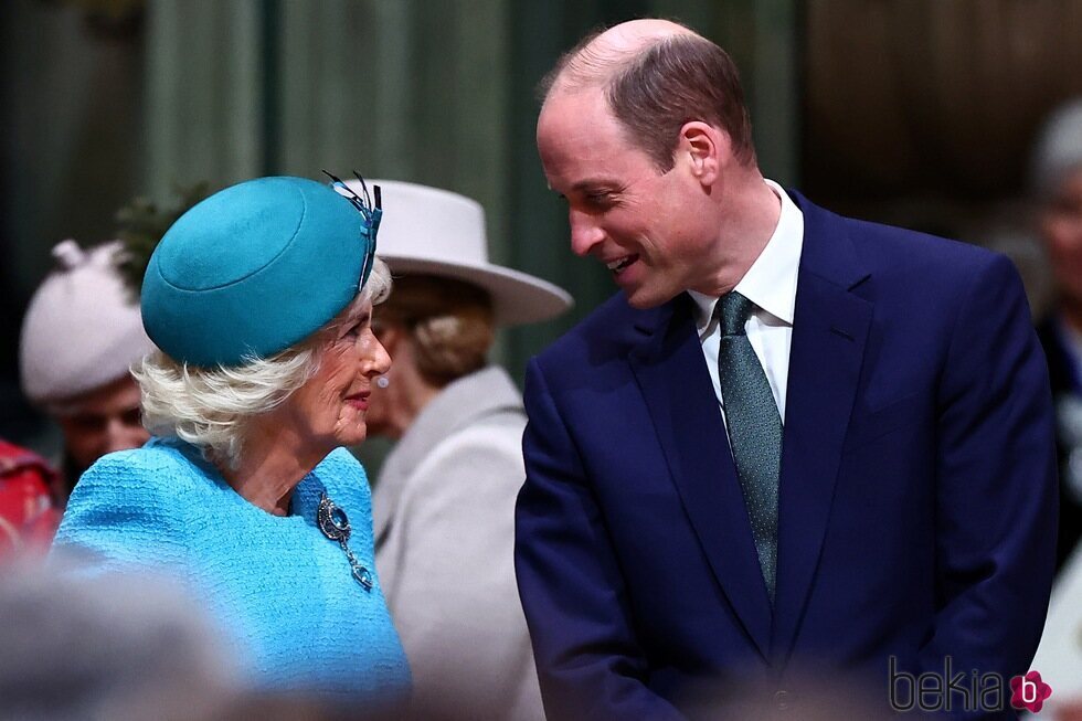 La Reina Camilla y el Príncipe Guillermo, muy cómplices en el Día de la Commonwealth 2024