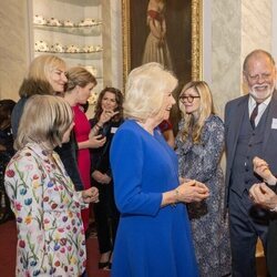 La Reina Camilla y Helen Mirren en una recepción por el Día Internacional de la Mujer en Buckingham