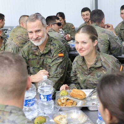 La Princesa Leonor en su instrucción militar