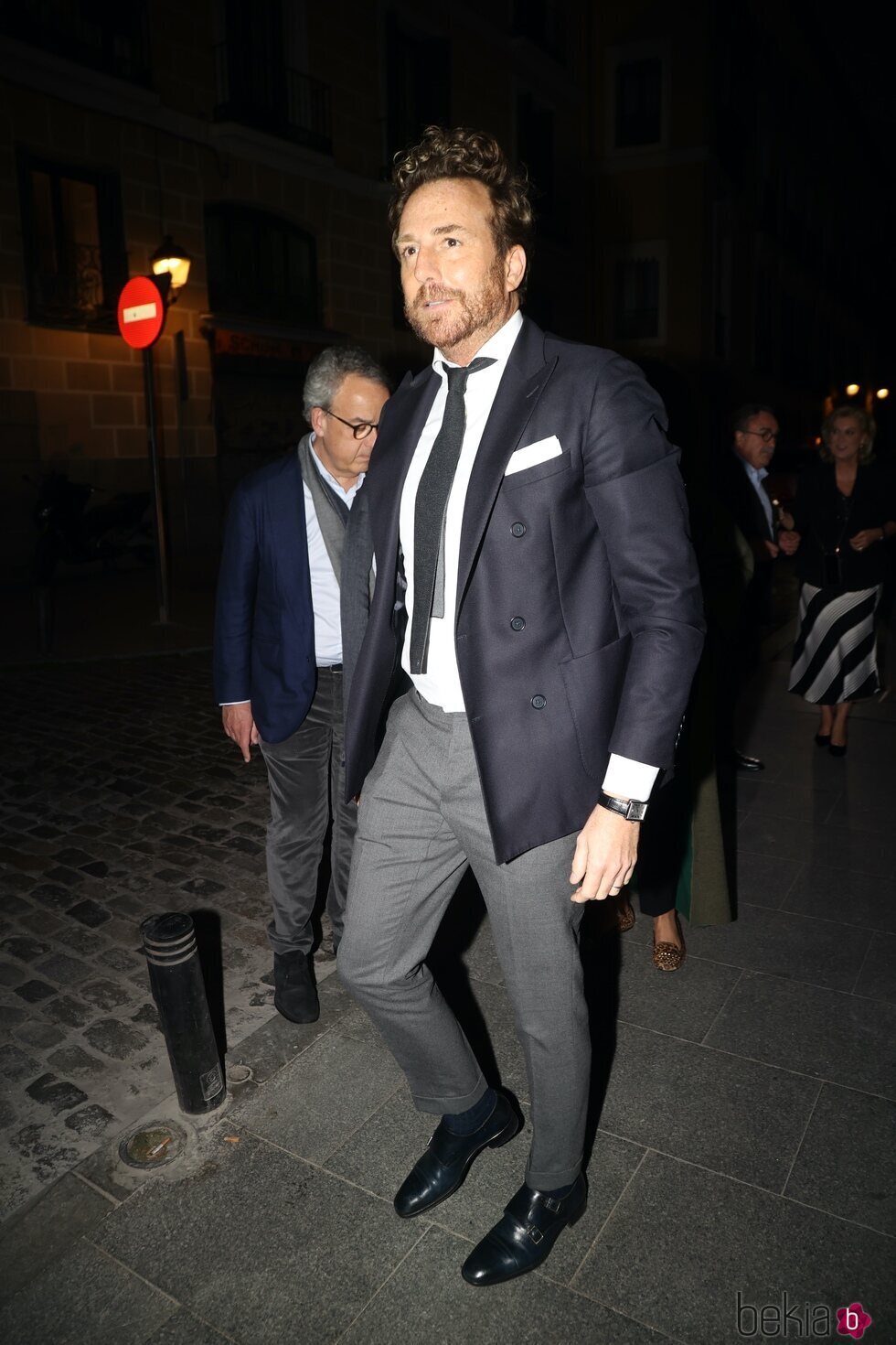 Raúl Prieto en el funeral de la madre de Joaquín Torres