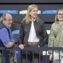 La Infanta Cristina y Johanna Zott en un partido de Pablo Urdangarin