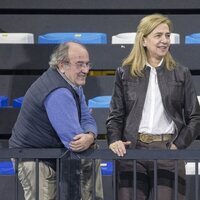 La Infanta Cristina y Johanna Zott en un partido de Pablo Urdangarin